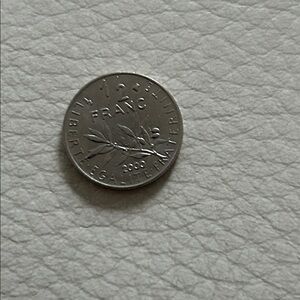 French 1/2 Franc Coin 2000